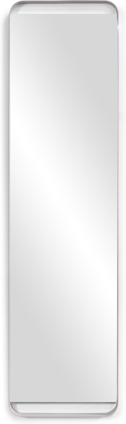 Vægspejl Spinder Design Rex ovalt ultratyndt taupe 175Ã46 cm pulverlakeret stål