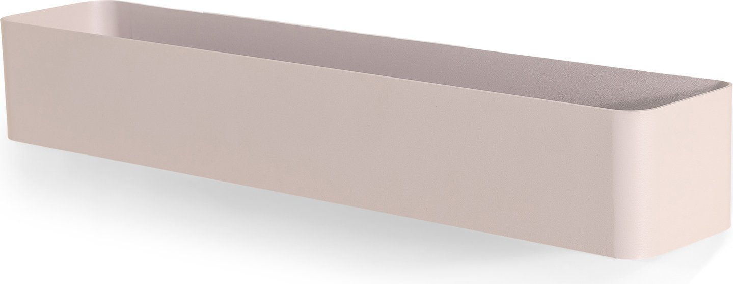 Væghylde Spinder Design Multi i pulverlakeret taupe stål 52Ã10 cm