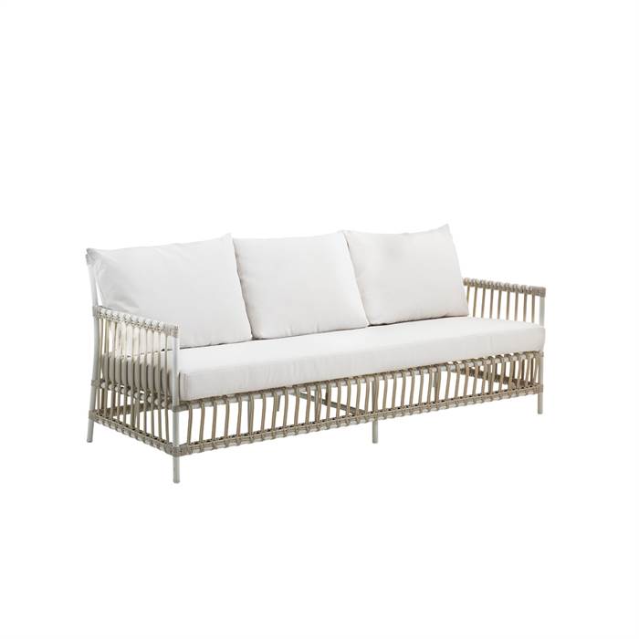 Sika Design Caroline 3-seater - Exterior - Dove White, B450 White - Inkl. 3 rygpuder Quick Dry - B450-White : Erling Christensen Møbler