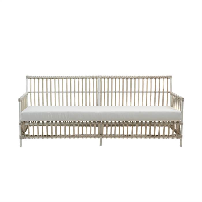 Sika Design Caroline 3-seater - Exterior - Dove White, B450 White, Inkl. sædehynde Quick Dry - B450-White : Erling Christensen Møbler
