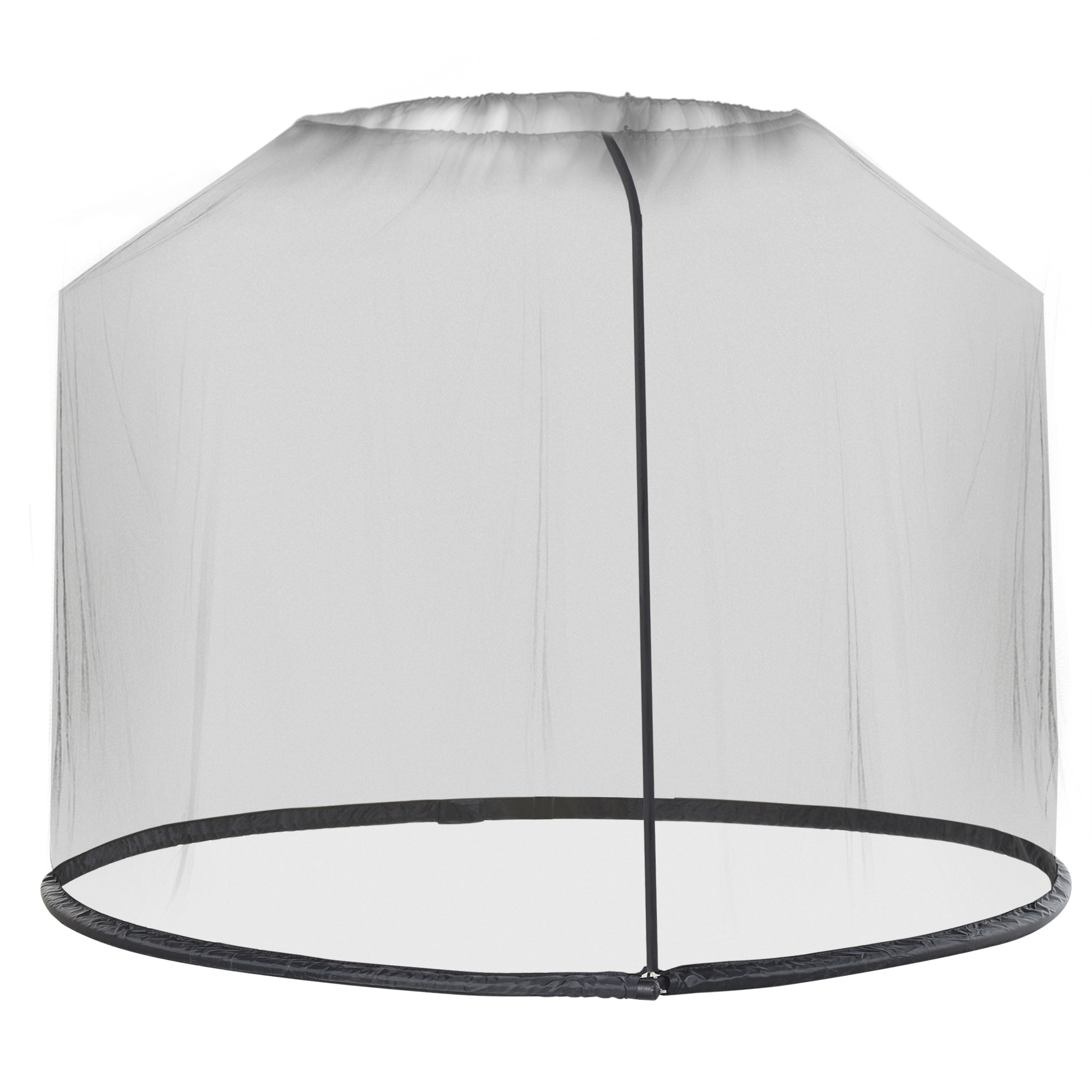 Myggenet til parasol, fluenet, myggenet, sort, Ø3 x H2,3 m
