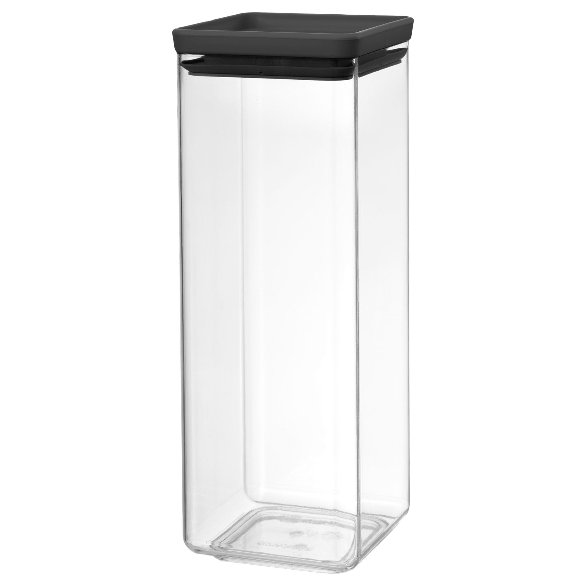 Brabantia Tasty+ opbevaringsbeholder 2,5 liter, mørkegrå