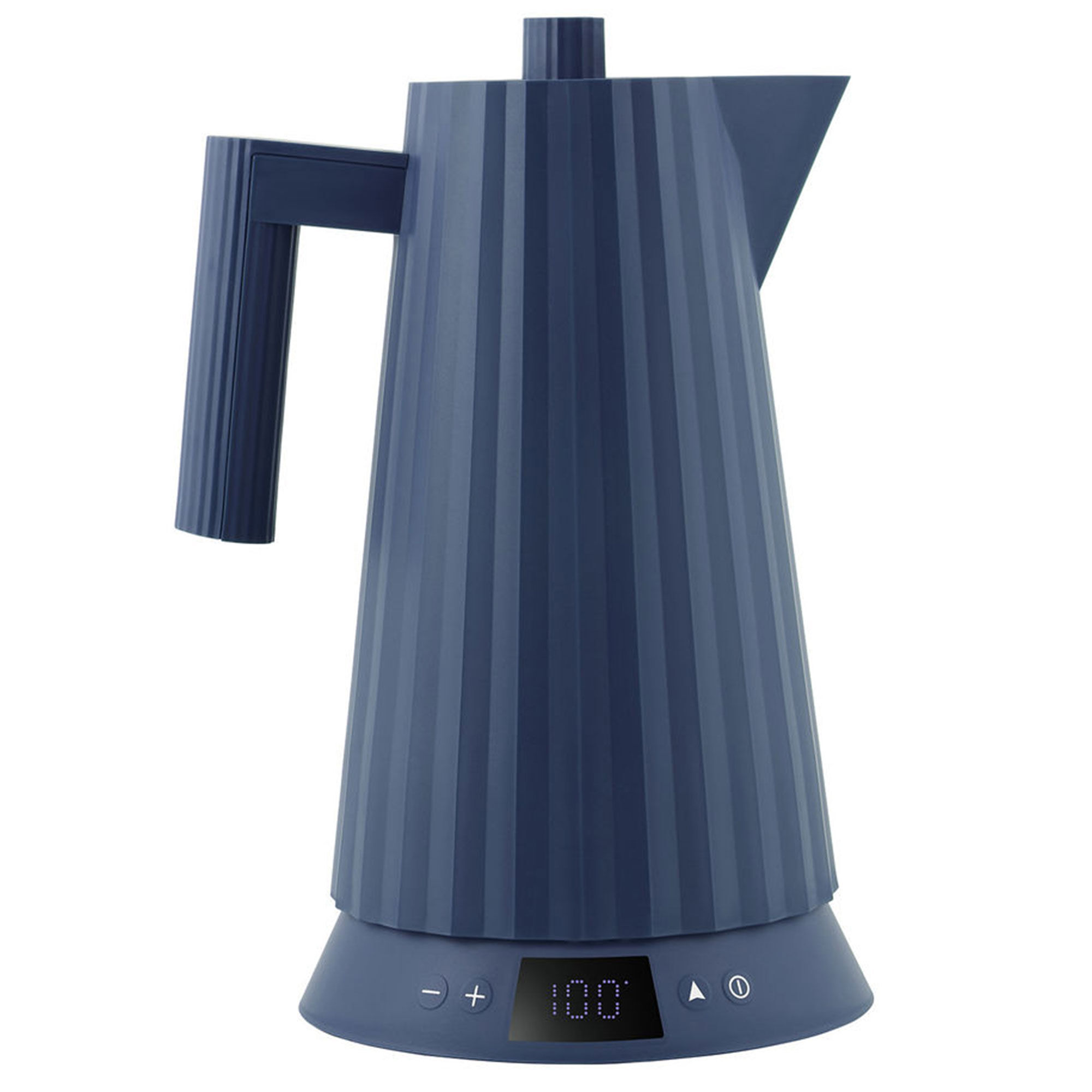 Alessi Elkedel med temperaturkontrol 1,7 liter, blå