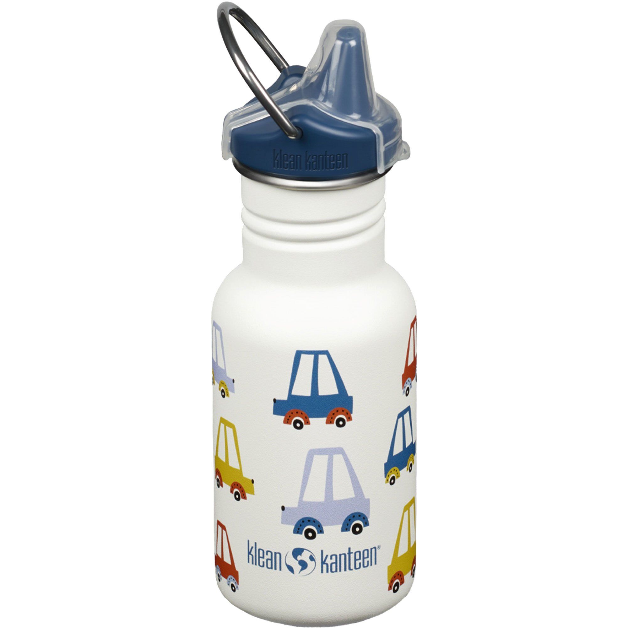 Klean kanteen Kid Classic Narrow Sippy Børnekop med tud 355 ml, biler