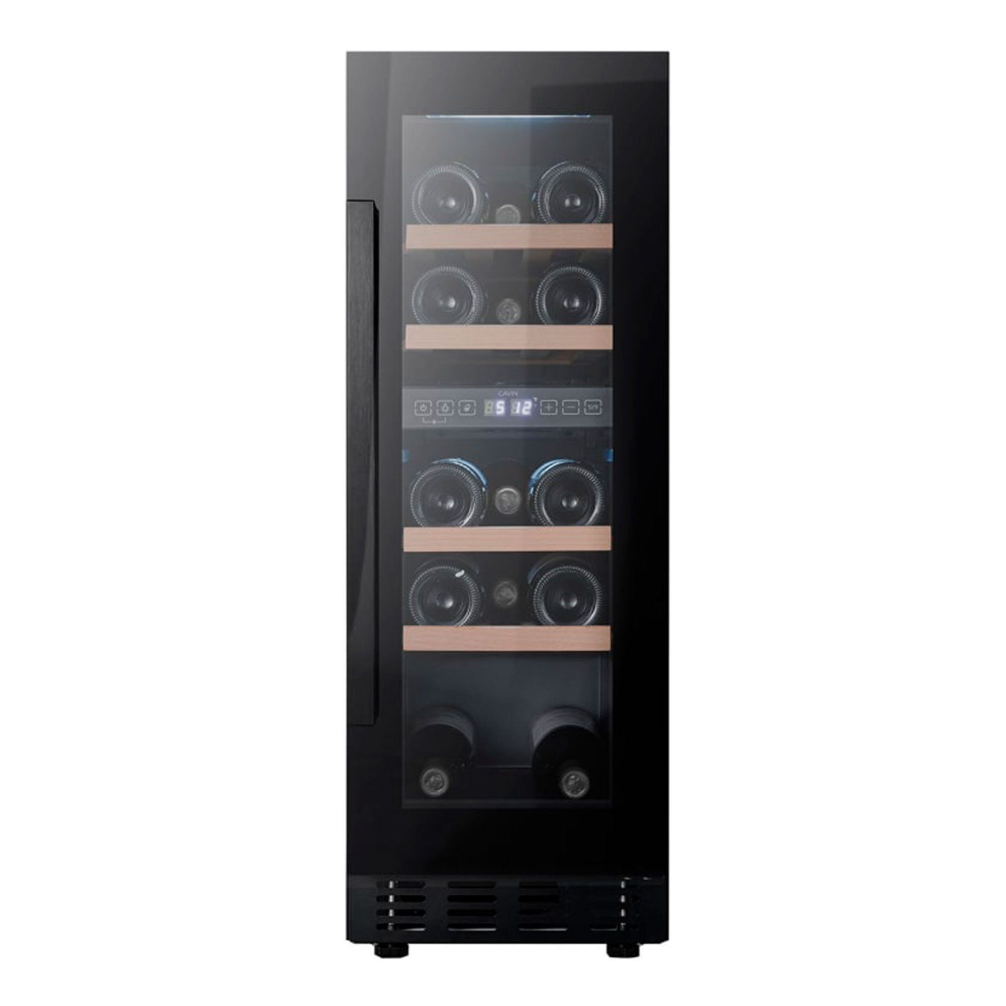 Cavin Arctic Collection 30D Fullglass Black indbygget vinkøleskab 18 flasker