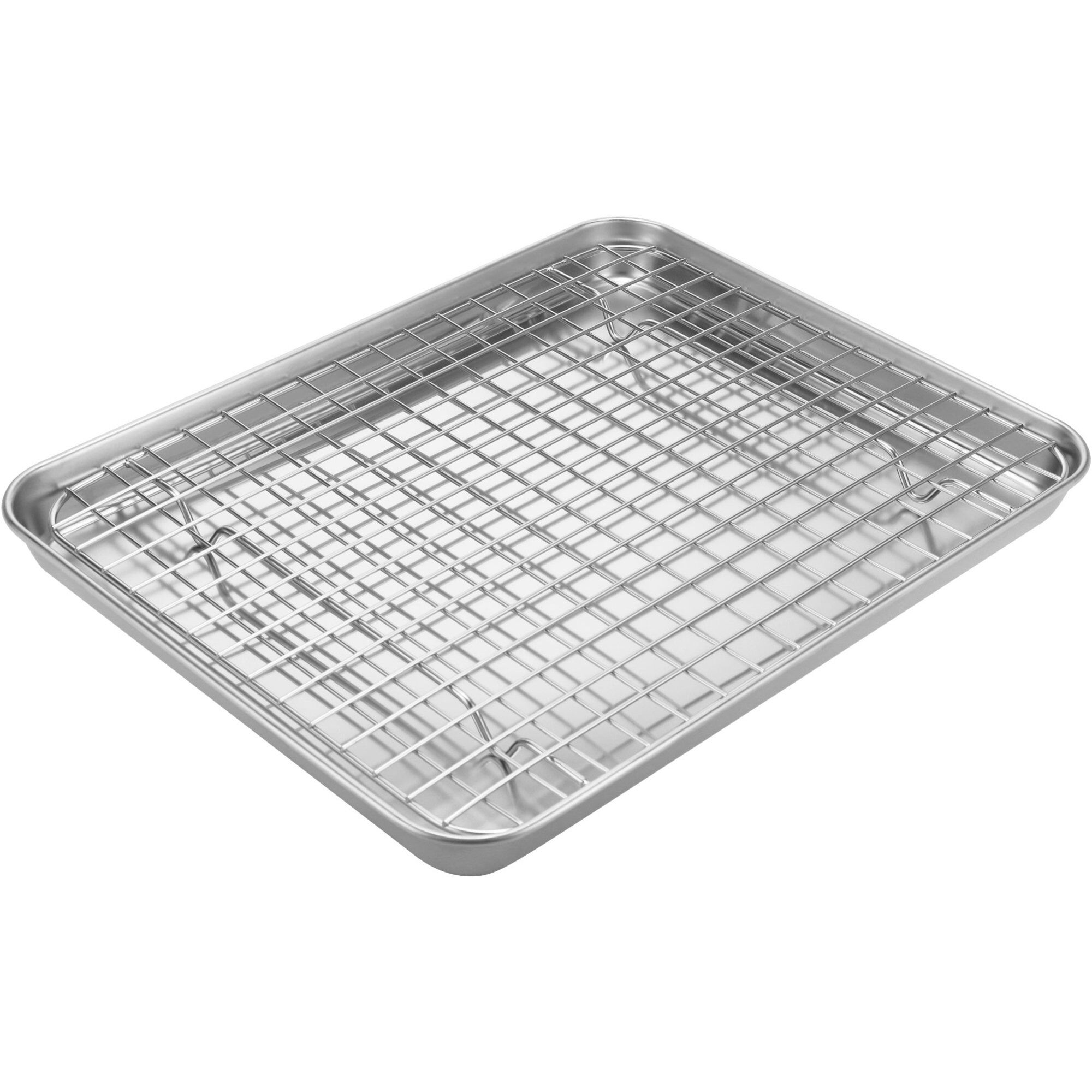 Mareld Plade med rist, 31,5 x 24,5 cm, rustfrit stål