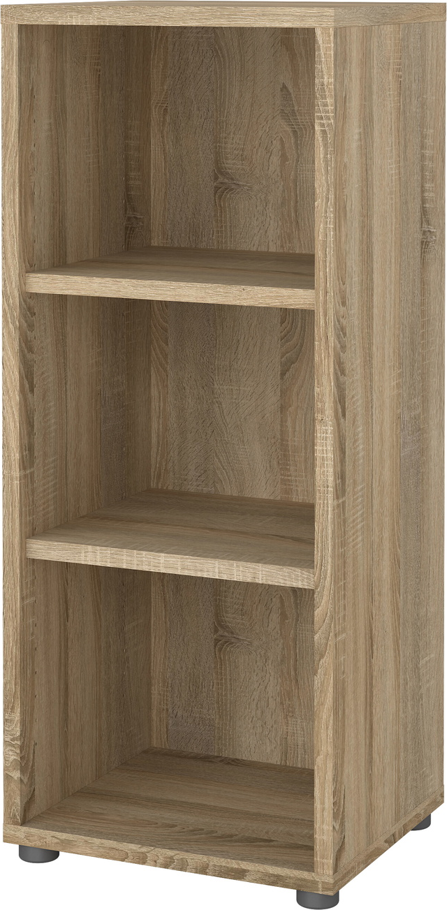 Sengebord Vesterholm Prima natbord/mini bogreol natur egestruktur H113xB47xD40 cm