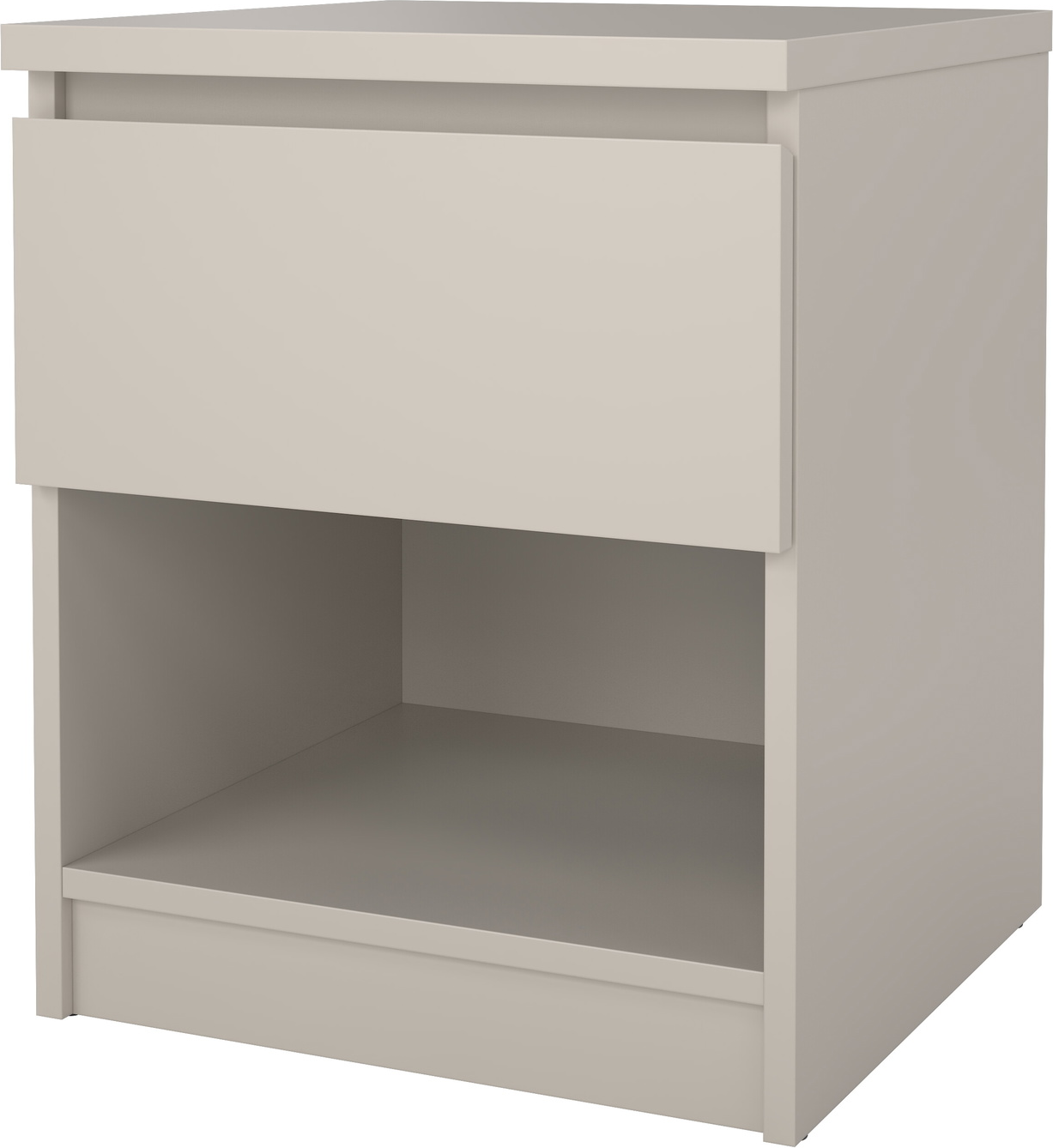 Sengebord Vesterholm Naia  -  Natbord i Kashmir, FSC-certificeret træ, 1 skuffe & hylde, H49,5ÃB40,4ÃD40 cm