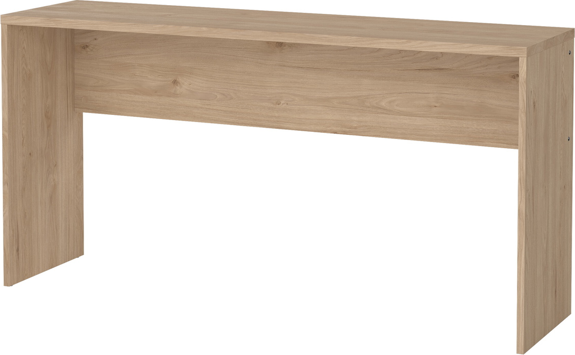 Tillægsbord / skrivebord Vesterholm Formé Jackson Hickory 150x40 cm spånplade FSC fritstående