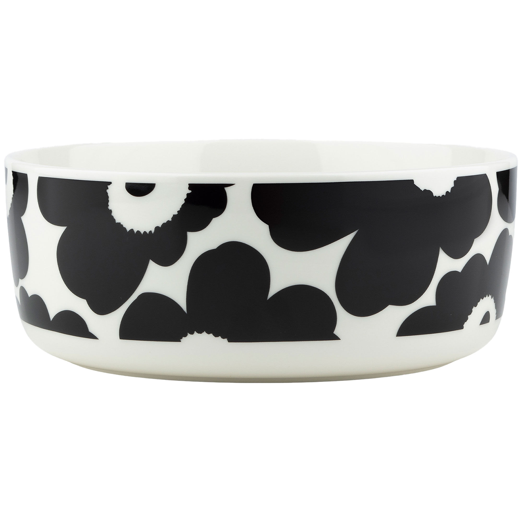 Marimekko Unikko skål 1,5 liter, sort/hvid
