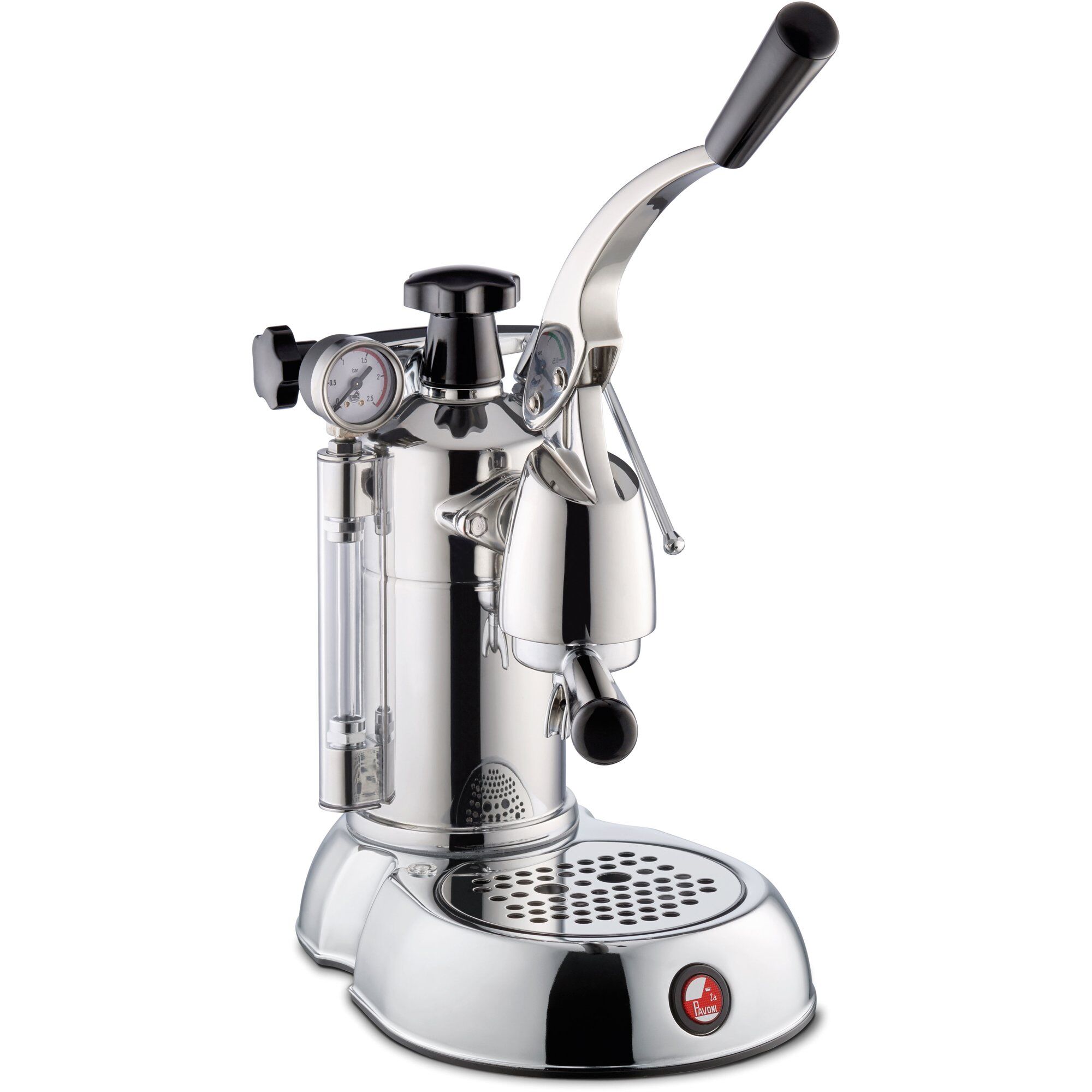 La pavoni Stradivari Professional Espressomaskin Rustfrit stål, sort håndtag LPLSPL01EU