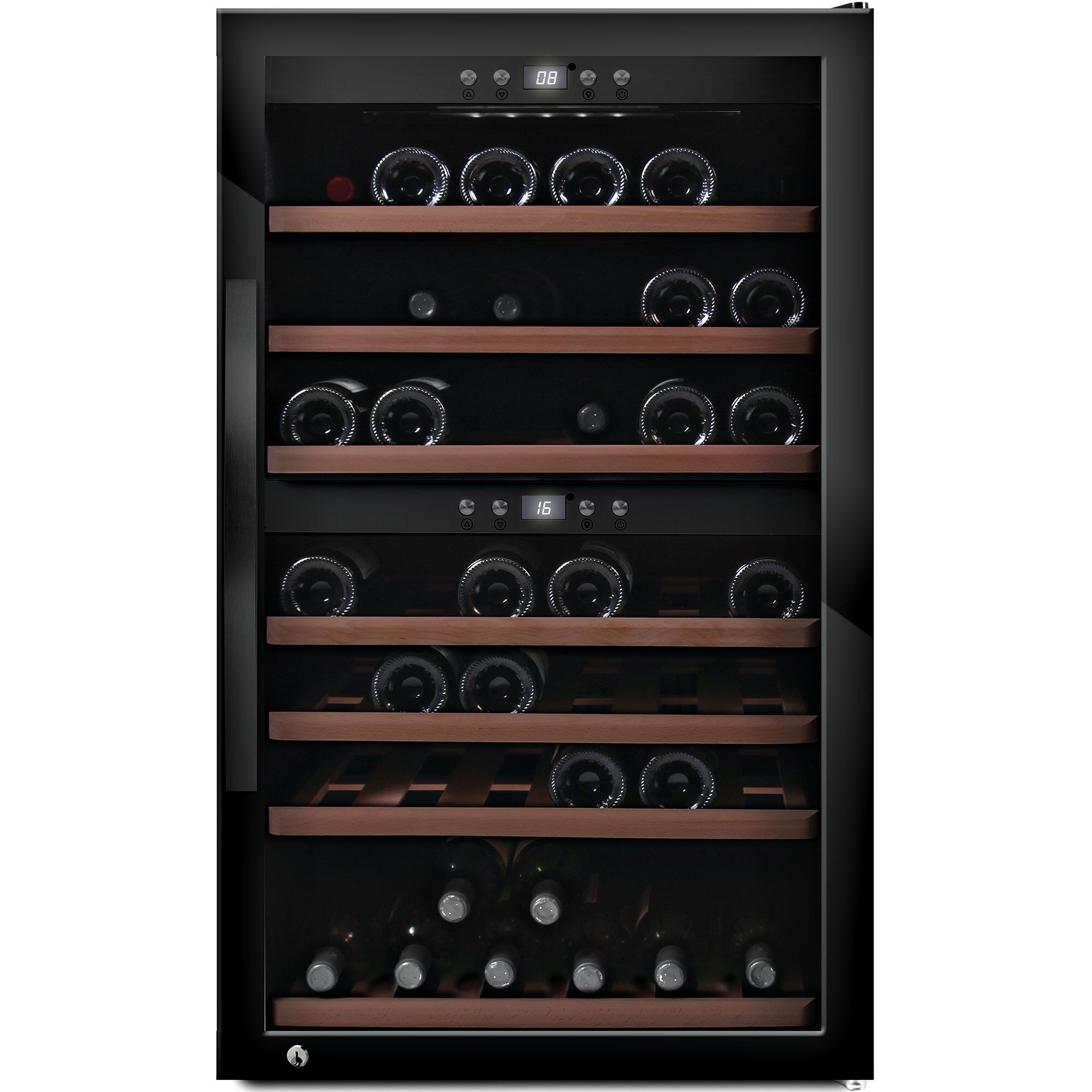 Mquvée WineExpert 66 vinkøleskab, sort