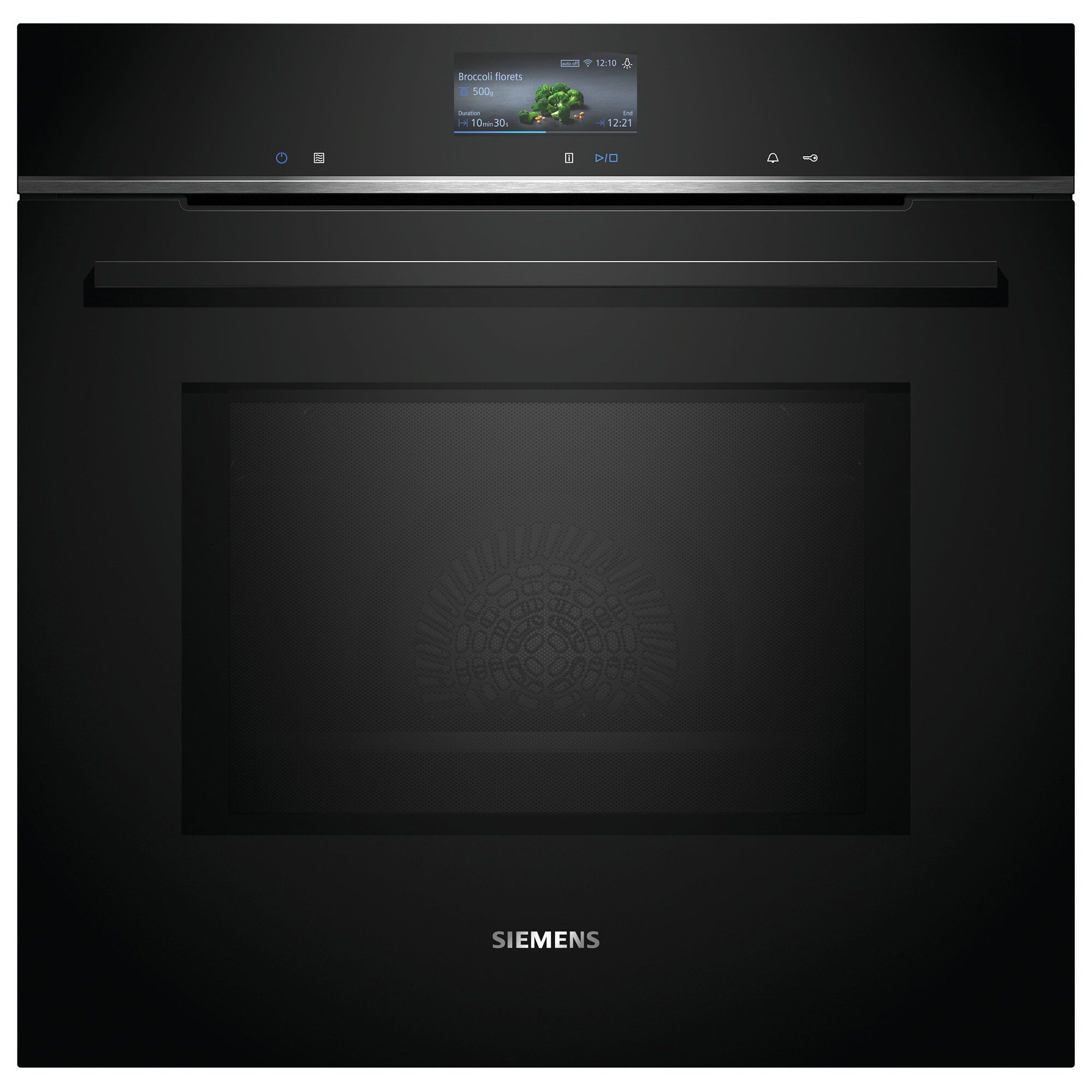Siemens HM736G1B1 iQ700 indbygningsovn med mikroovn, sort