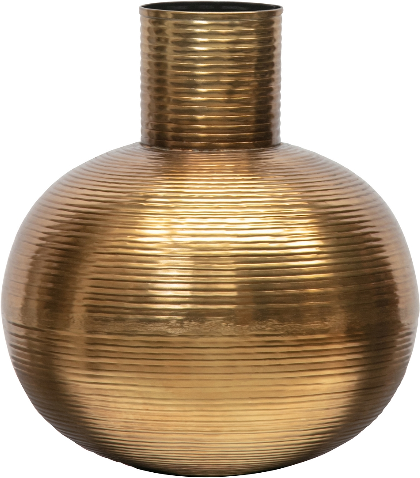 Vase WOOOD Exclusive Pixie, antik messing H35 Ø30 cm dekorationsvase