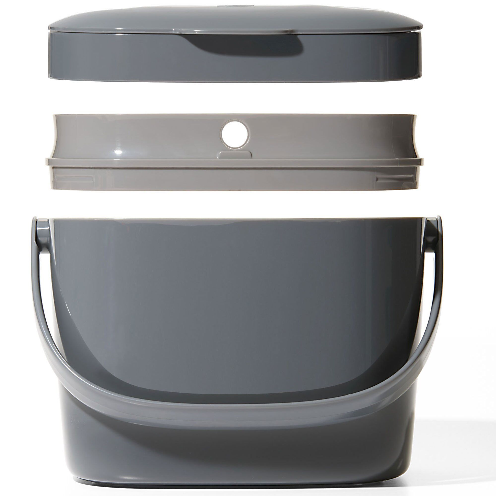 Oxo Easy-Clean kompostbeholder 6,6 l, Charcoal