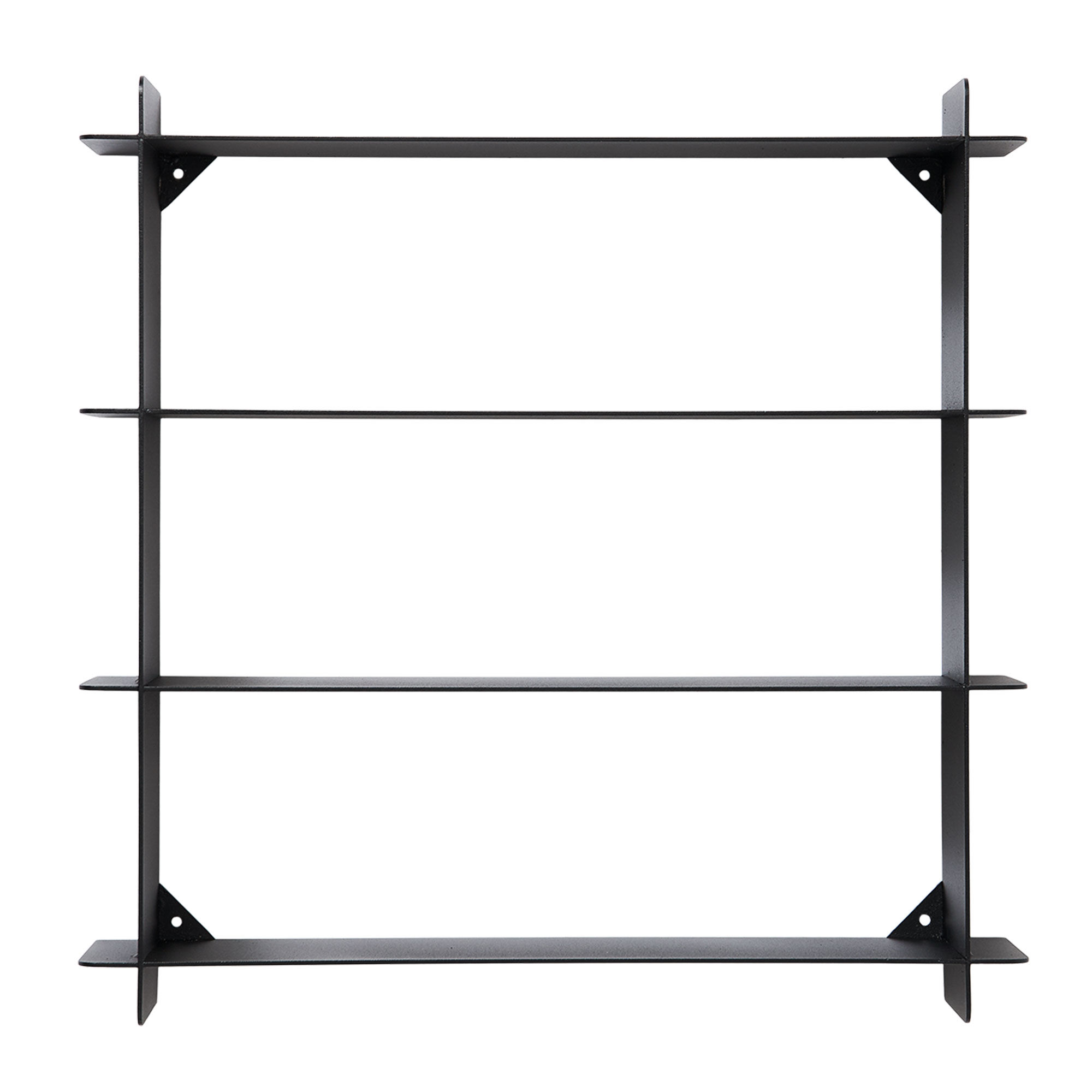 Andersen Division hylde 45 x 45 cm, sort stål