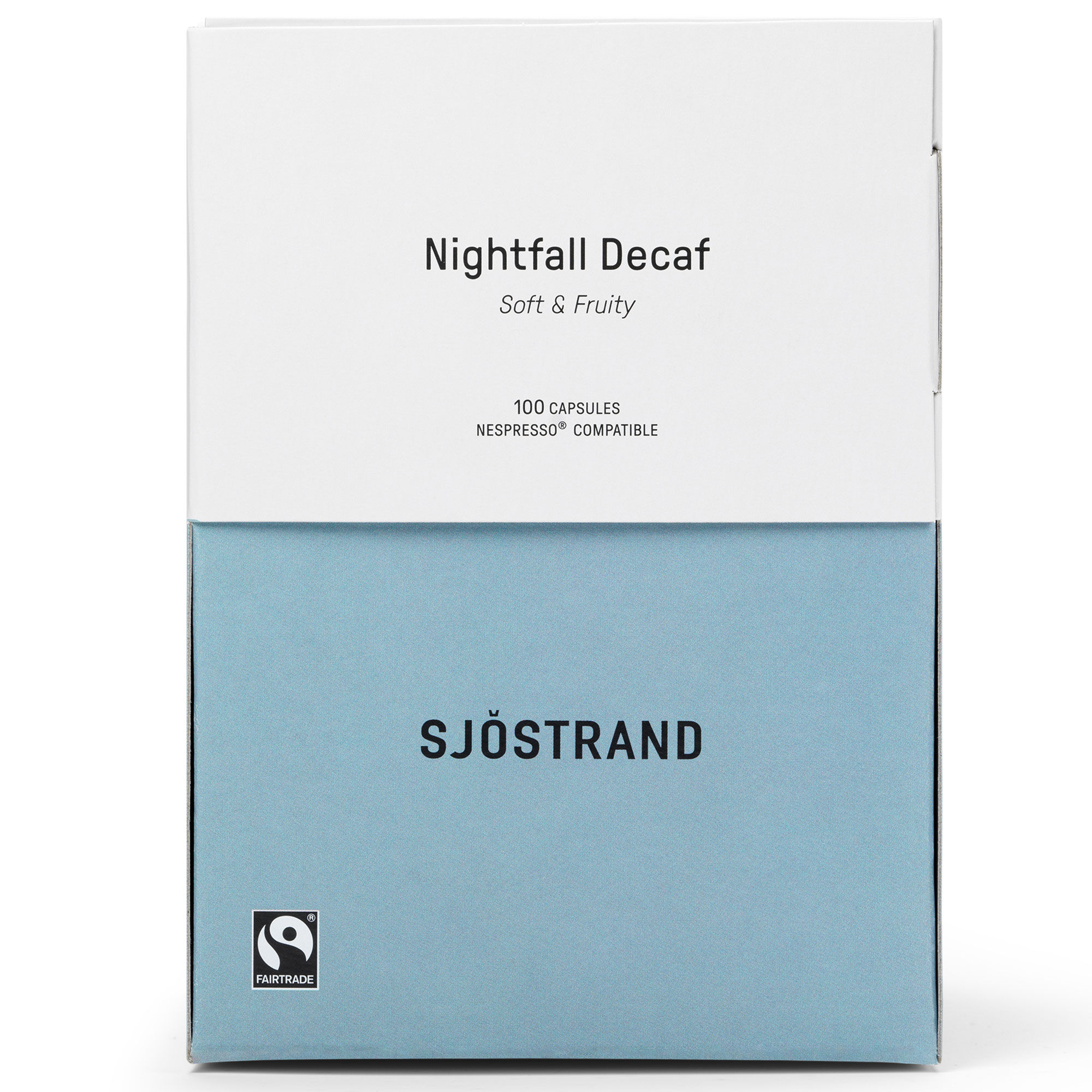 Sjöstrand coffee Nightfall Decaf kaffekapsler 100 stk.