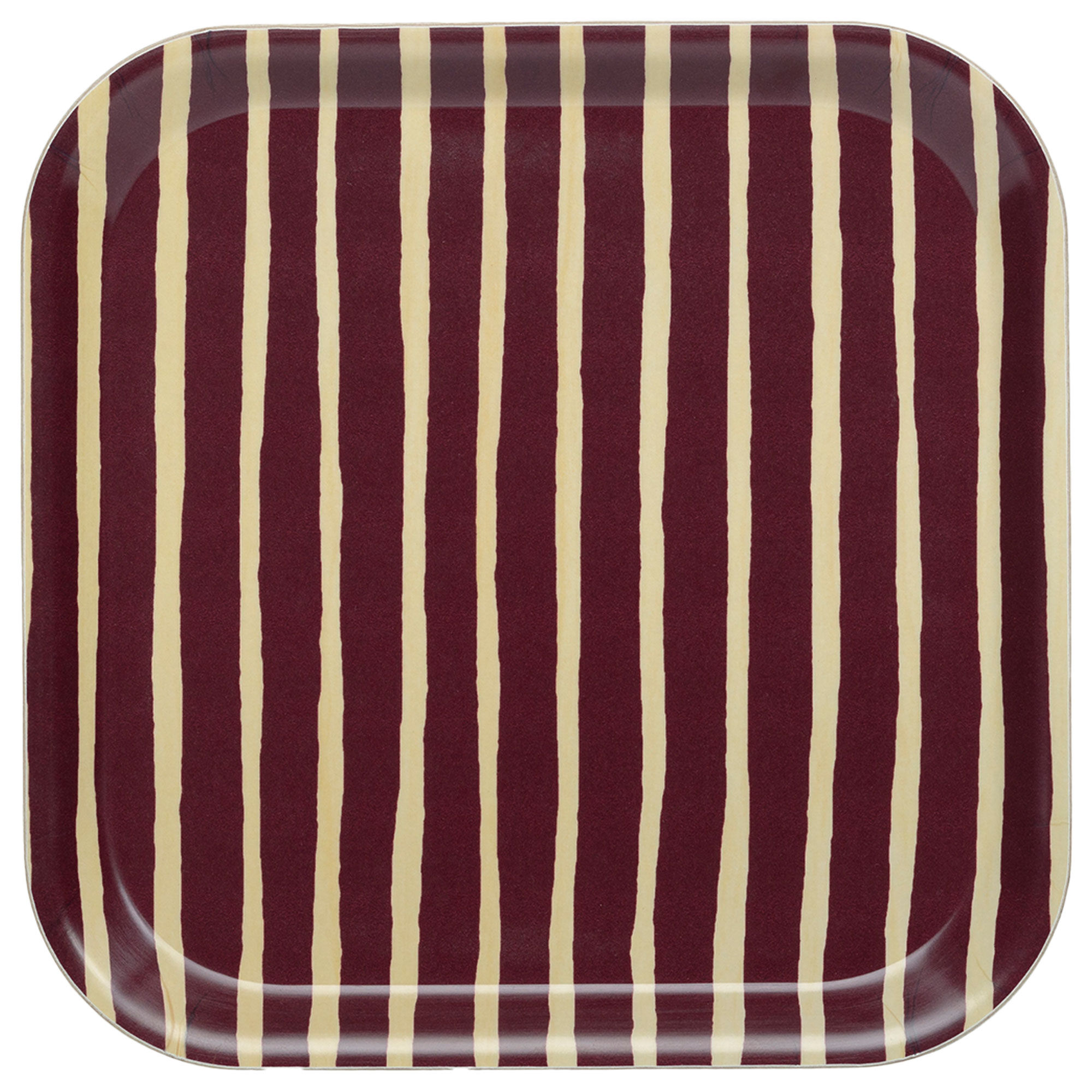 Marimekko Piccolo Bakke 20Ã20 cm, birk/vinrød