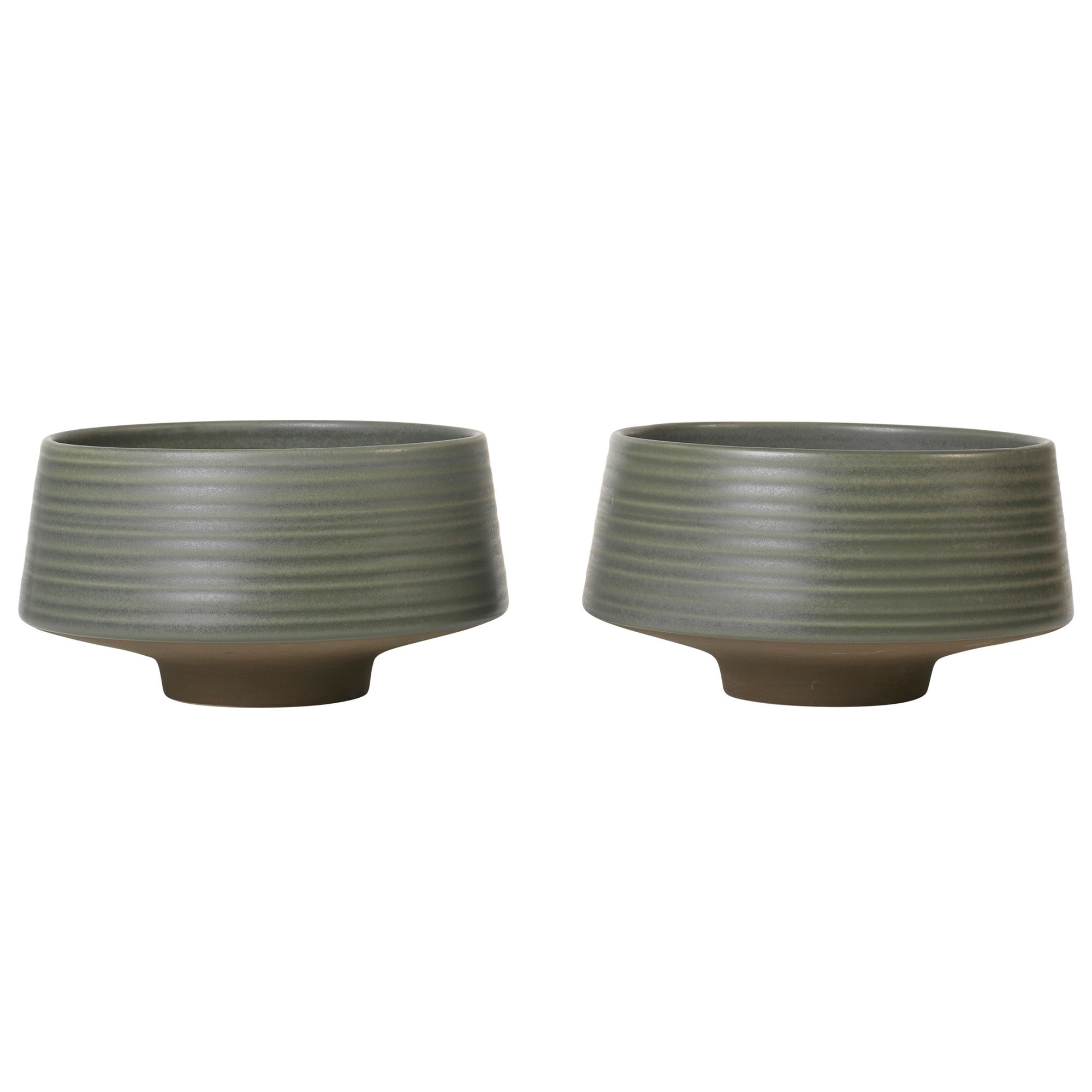 Broste Miko Skål, dark green, 2 stk.