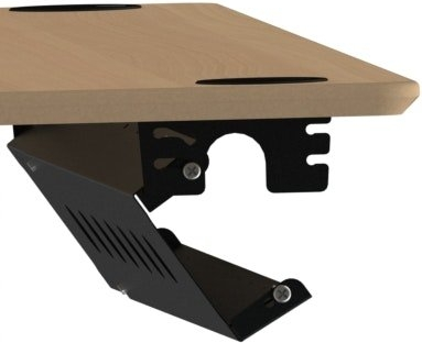 Kabelbakke ZenNord FlexDesk justerbar 96 - 166 cm sort RAL9004 metal svingbar kabelholder