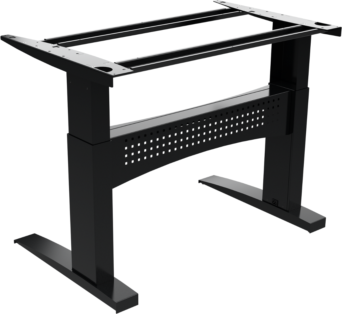 Hæve-/sænkestel ZenNord FlexDesk i sort metal med Bosch-motor 65-122 cm