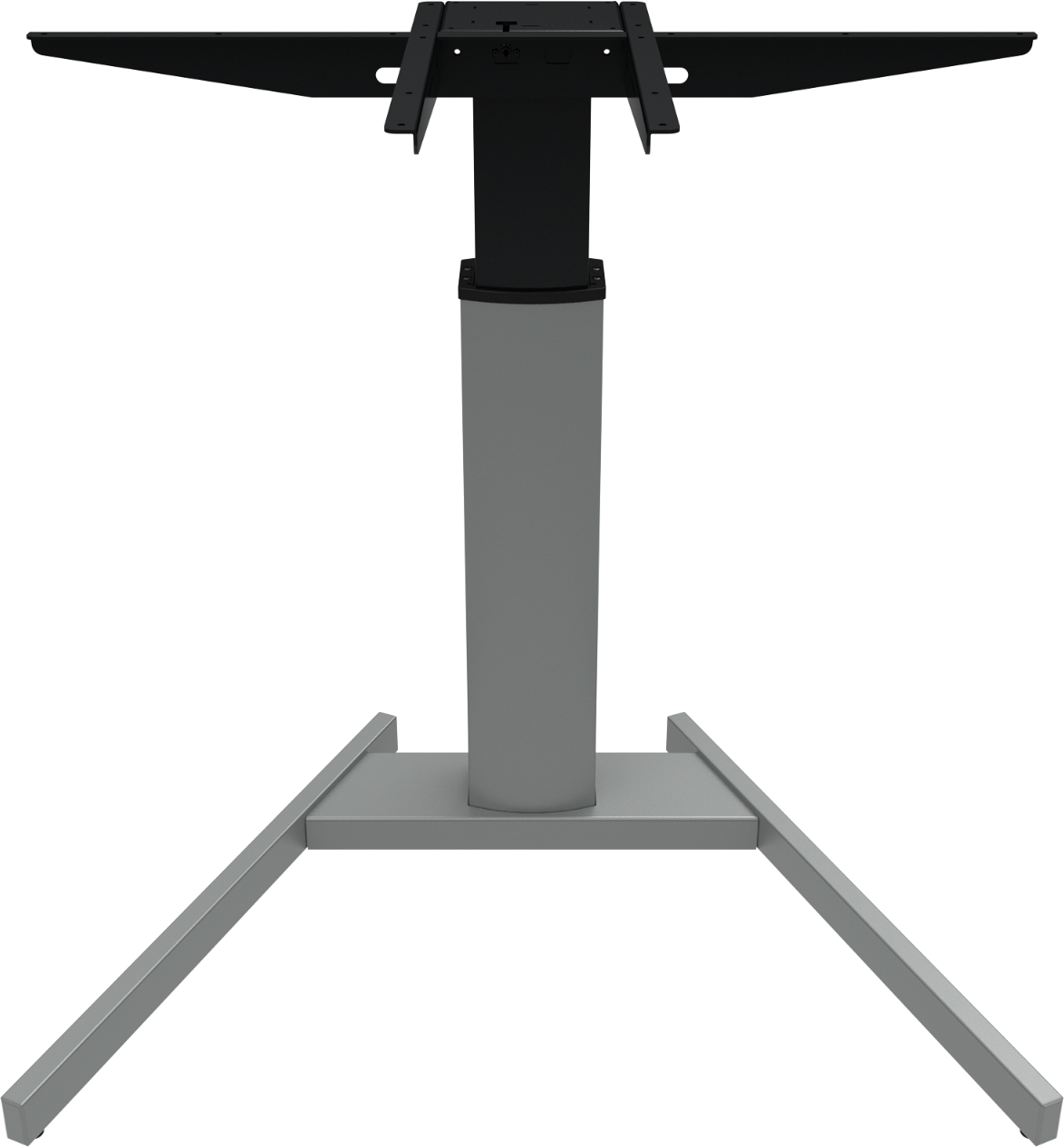 Hæve-/sænkestel ZenNord MotionMate 501-19 Basic sølv højdejusterbart 68-120 cm med hjulmontering