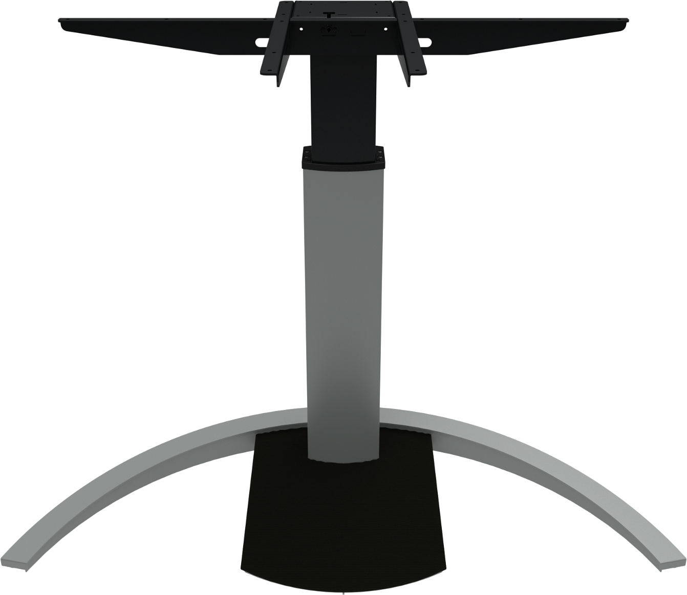 ZenNord MotionMate hæve-/sænkestel sølv, model 501-19 Design, justerbart 68-120 cm