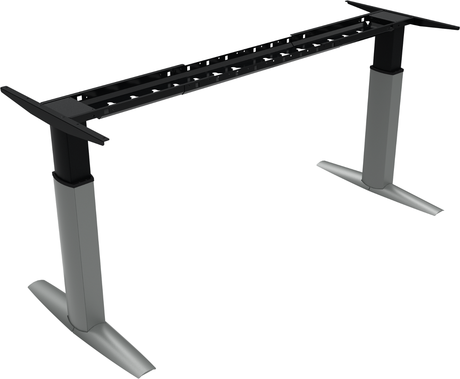 Hæve-/sænkestel ZenNord ElevateLine sølvfarvet metal højdejusterbar 68-120 cm