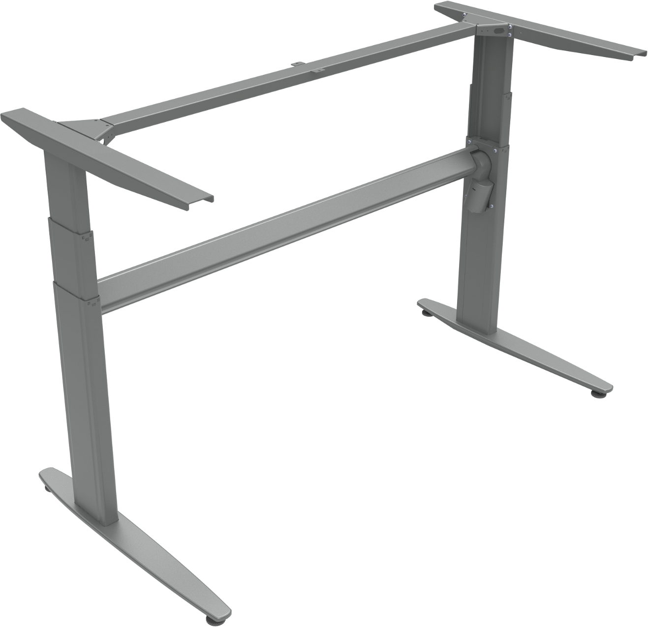 Hæve-/sænkestel ZenNord MoveMate justerbart 68 - 120 cm højde sølv B133 cm