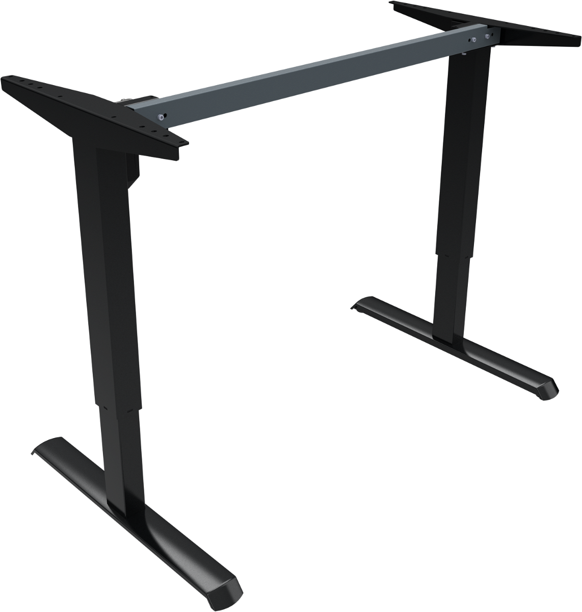 Hæve-/sænkestel ZenNord AdaptDesk sort til kontor  -  ergonomisk justerbar 68 - 118 cm
