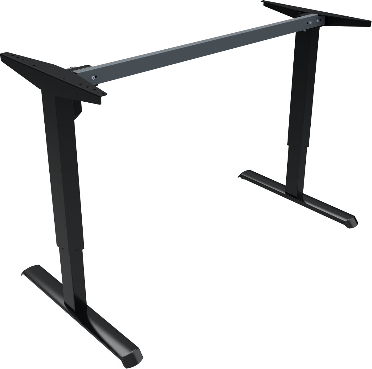 Justerbart hæve-/sænkestel ZenNord AdaptDesk 68-118 cm sort metalstativ