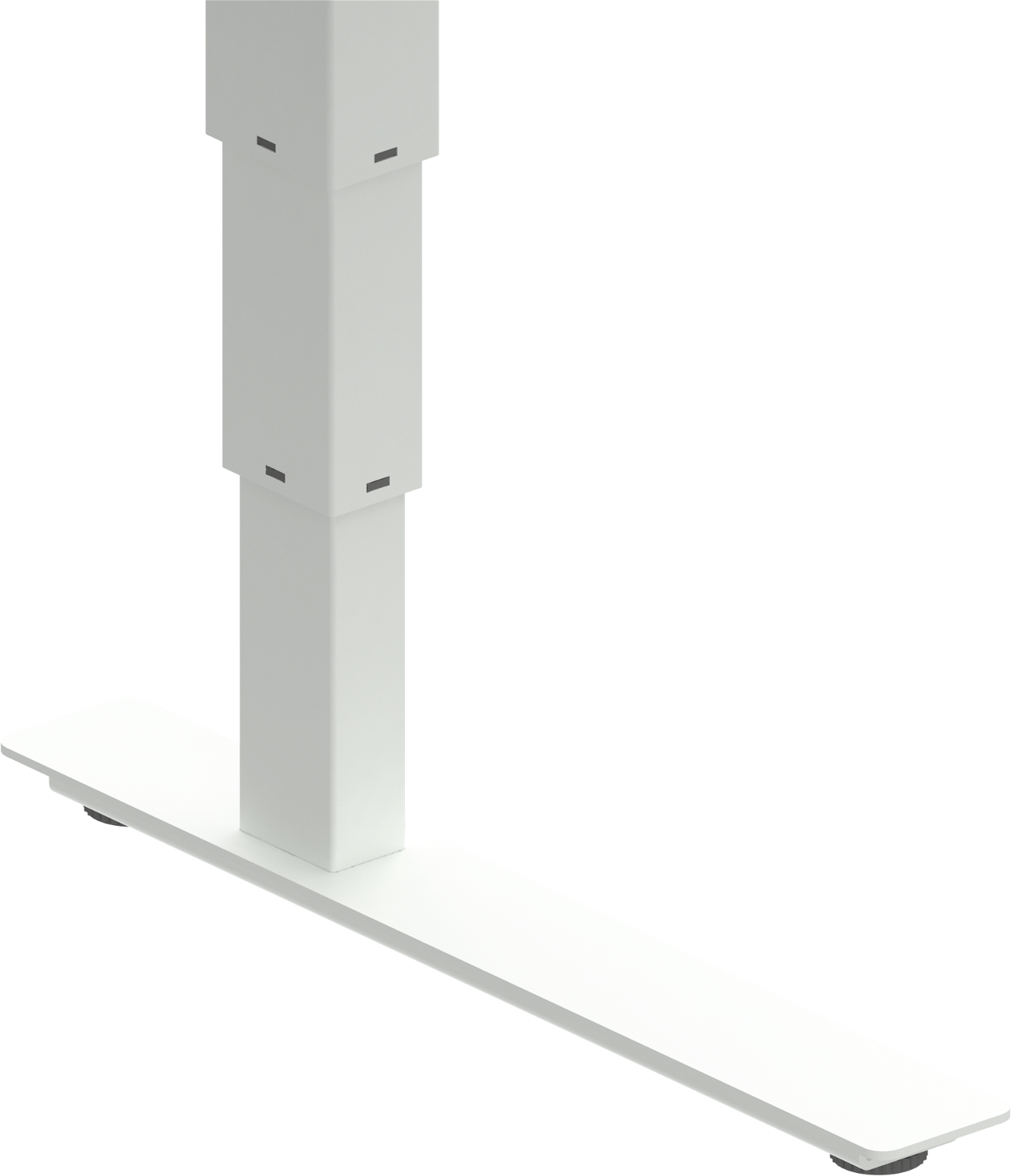 Hæve-/sænkestel ZenNord VersaStand justerbart ergonomisk bordstel 57-122 cm hvid metal