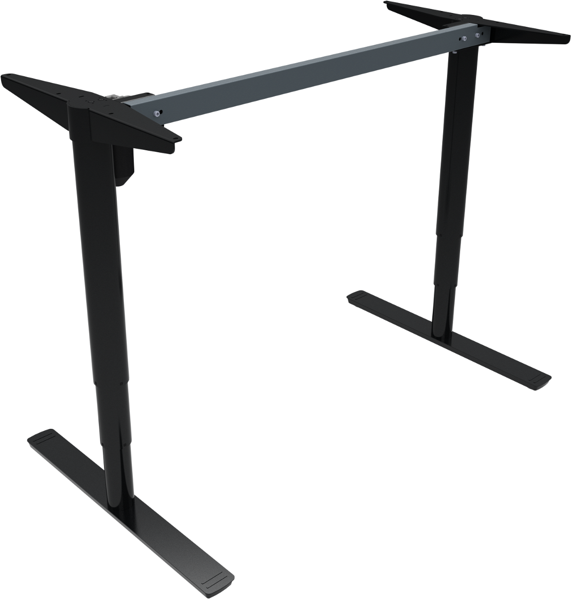 Hæve-/sænkestel ZenNord ComfortZone ergonomisk sort 65-125 cm høj 68x112 cm