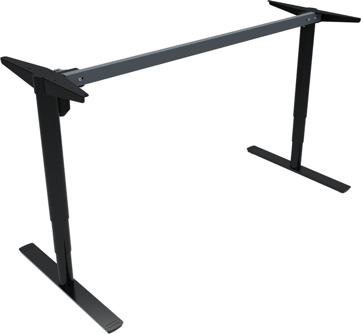 Hæve-/sænkestel ZenNord ComfortZone sort metal justerbart H65-125 B68 L152 cm