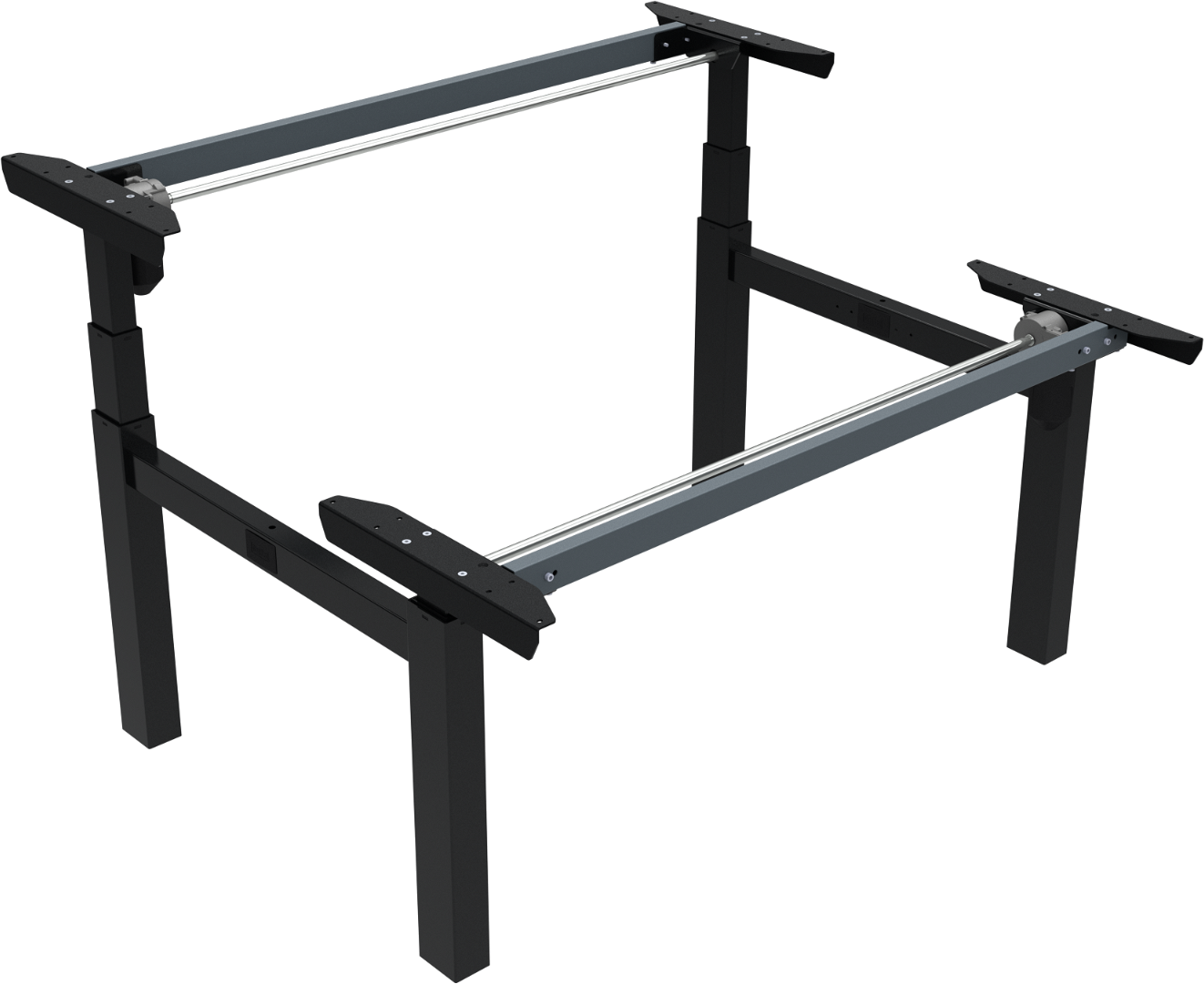 ZenNord OmniLift 501-88 hæve-/sænkestel i sort metal med justerbar højde 65-125 cm