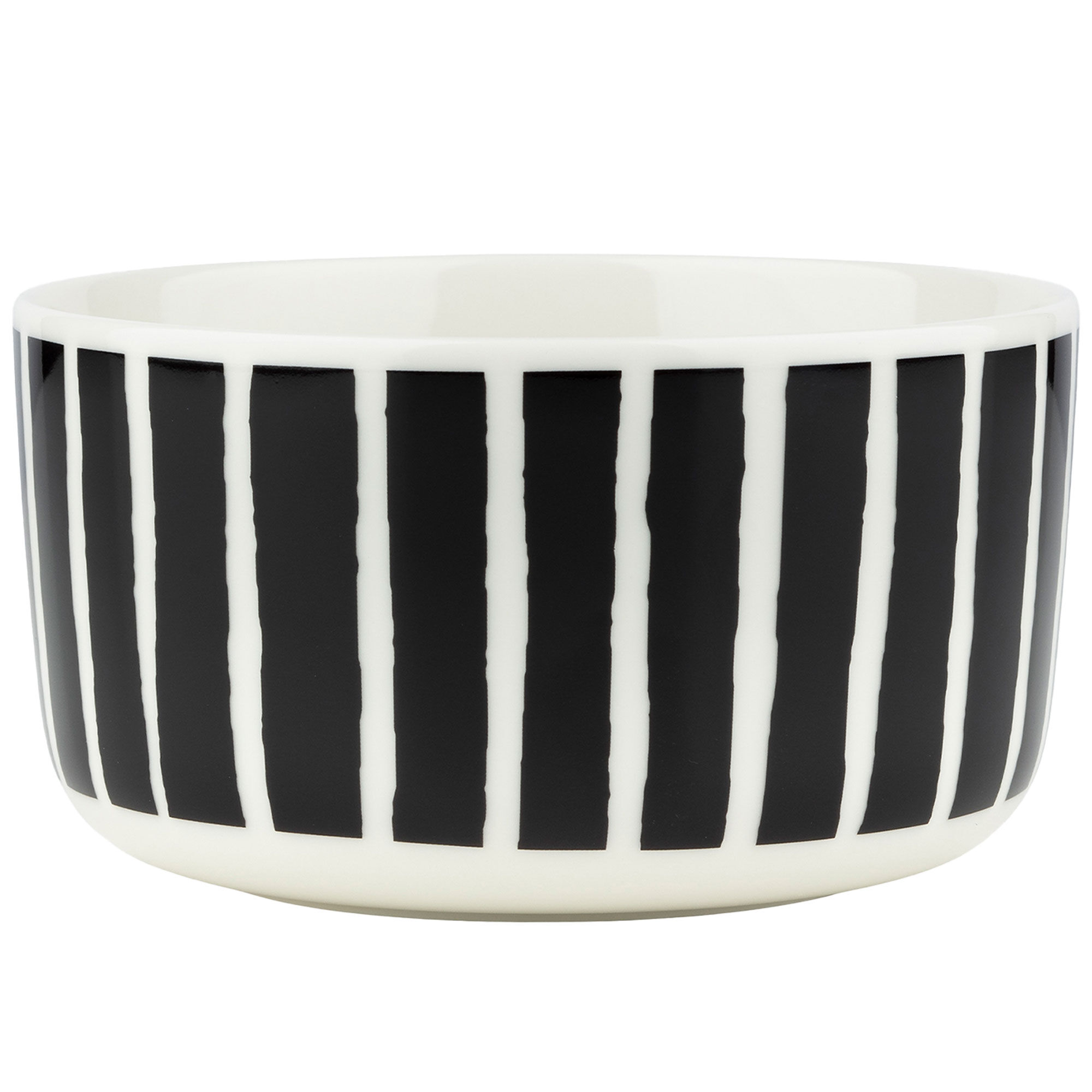 Marimekko Piccolo skål 5 dl, sort/hvid