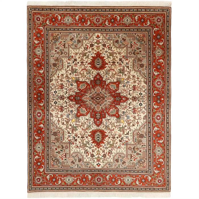 Reza Ægte tæppe Iran Tabriz 50 - 150 x 200 cm : Erling Christensen Møbler  : Erling Christensen Møbler
