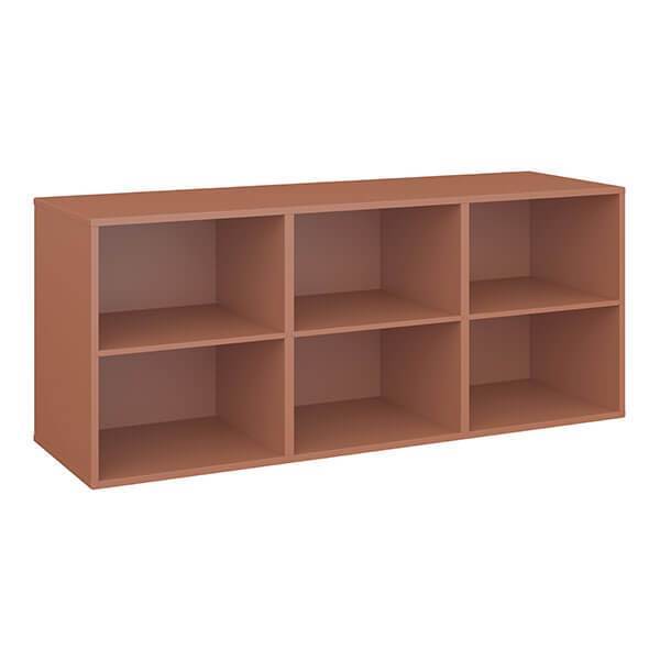 Keep by Hammel skab med 3 faste hylder - modul 005 - terracotta  : Erling Christensen Møbler