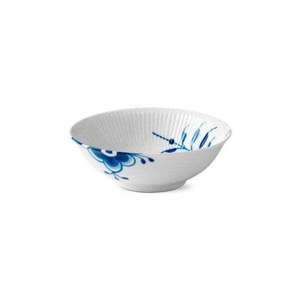 Royal Copenhagen Blå Mega Riflet skål - 35 cl  : Erling Christensen Møbler