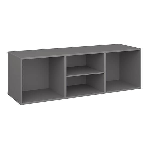 Keep by Hammel AV skab med fast hylde - modul 007 - grafit  : Erling Christensen Møbler