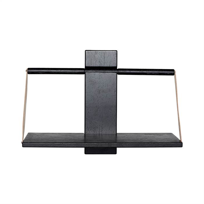 Andersen Furniture Shelf Wood Wall Hylde - mellem - Sort eg  : Erling Christensen Møbler