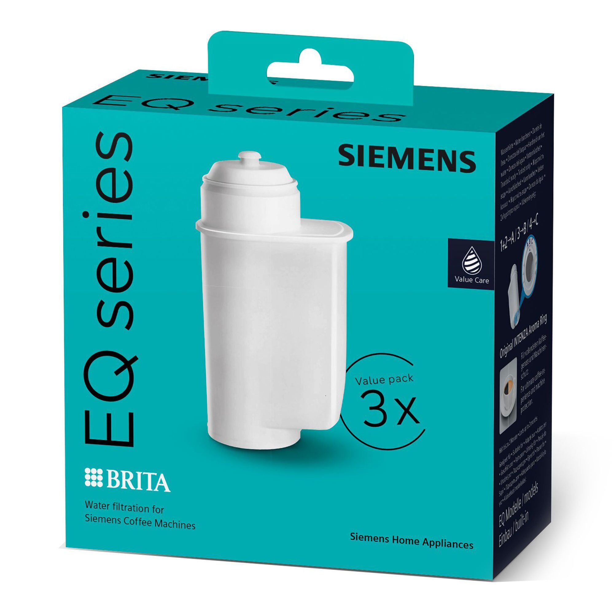 Siemens Vandfilter til Espresso Brita, 3 stk.