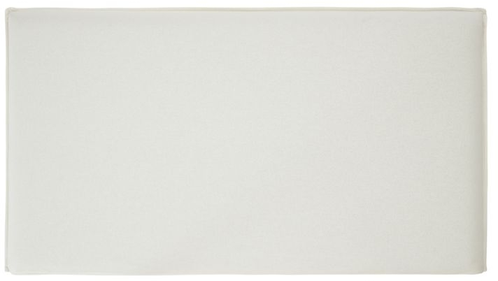 Sengegavl byNORD Hesthoei sengehovedgærde Snow 150Ã80 cm polstret
