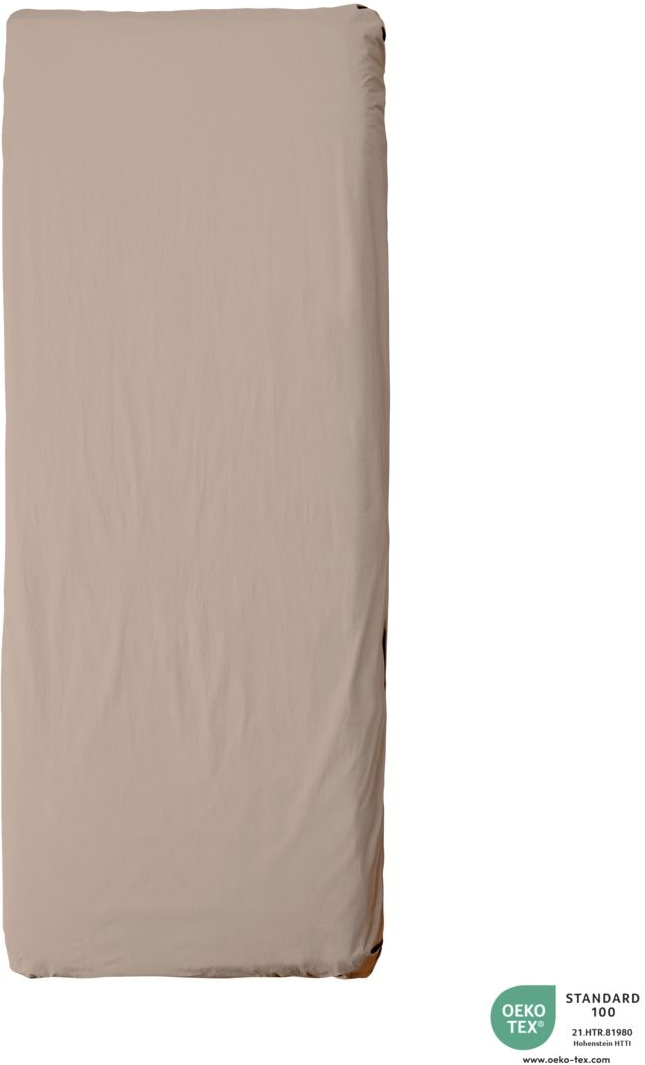 Sengelagen byNORD Ingrid percale økologisk bomuld OEKO-TEX 100 Straw 160x270 cm