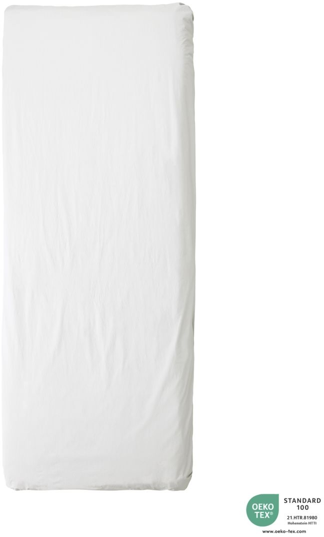 Lagen byNORD Ingrid 160x270 cm Snow økologisk bomuld percale