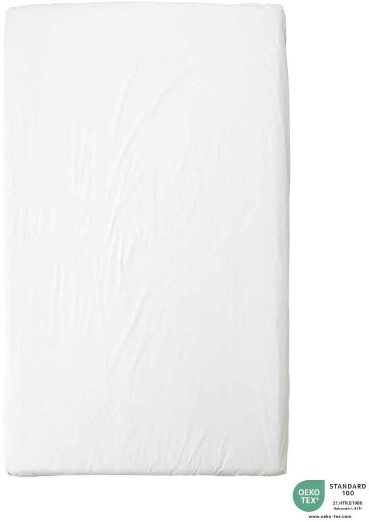 Lagen byNORD Ingrid percalevævet 210x270 cm økologisk bomuld Snow OEKO-TEXÂ® 100-certificeret