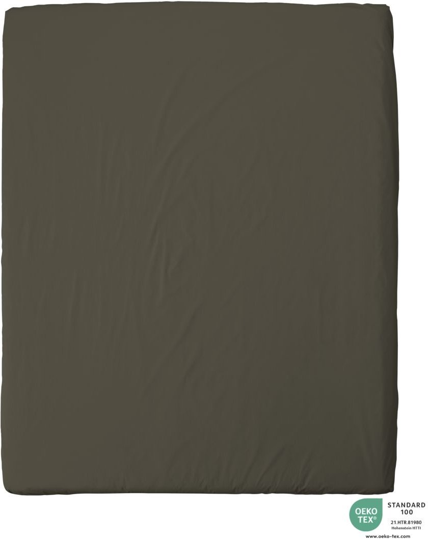 Lagen byNORD Ingrid percalevævet 270x270 cm bark økologisk bomuld OEKO-TEX 100
