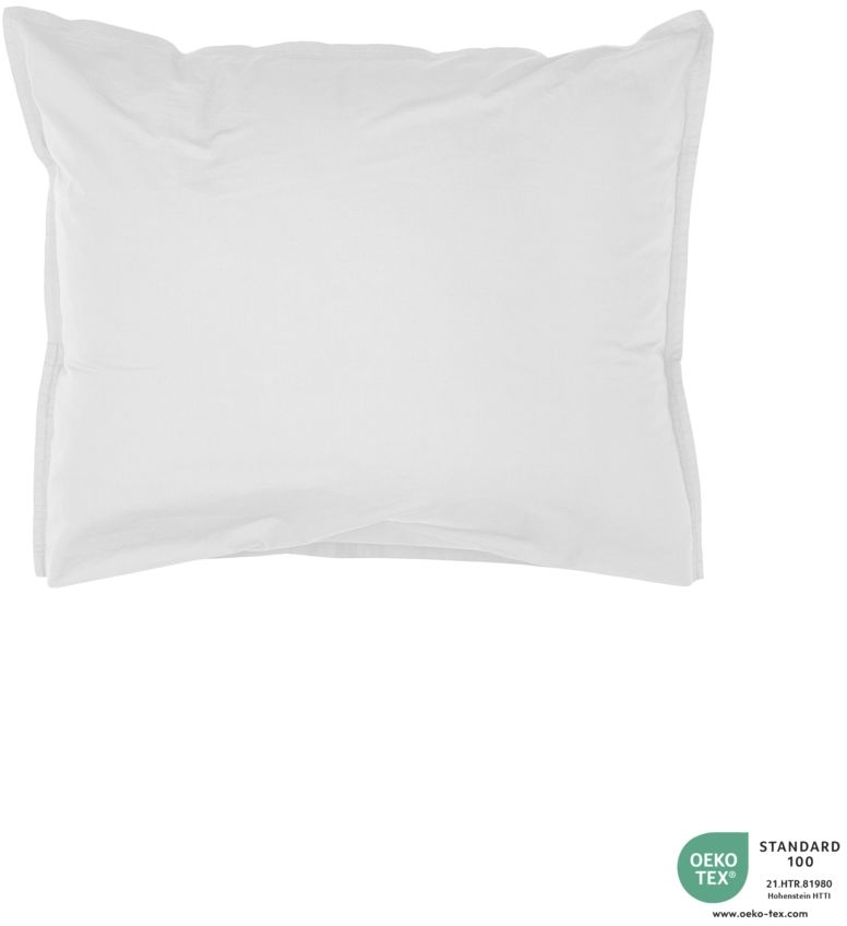 Pudebetræk byNORD Ingrid 50Ã60 cm Snow percalevævet økologisk bomuld OEKO-TEXÂ®100
