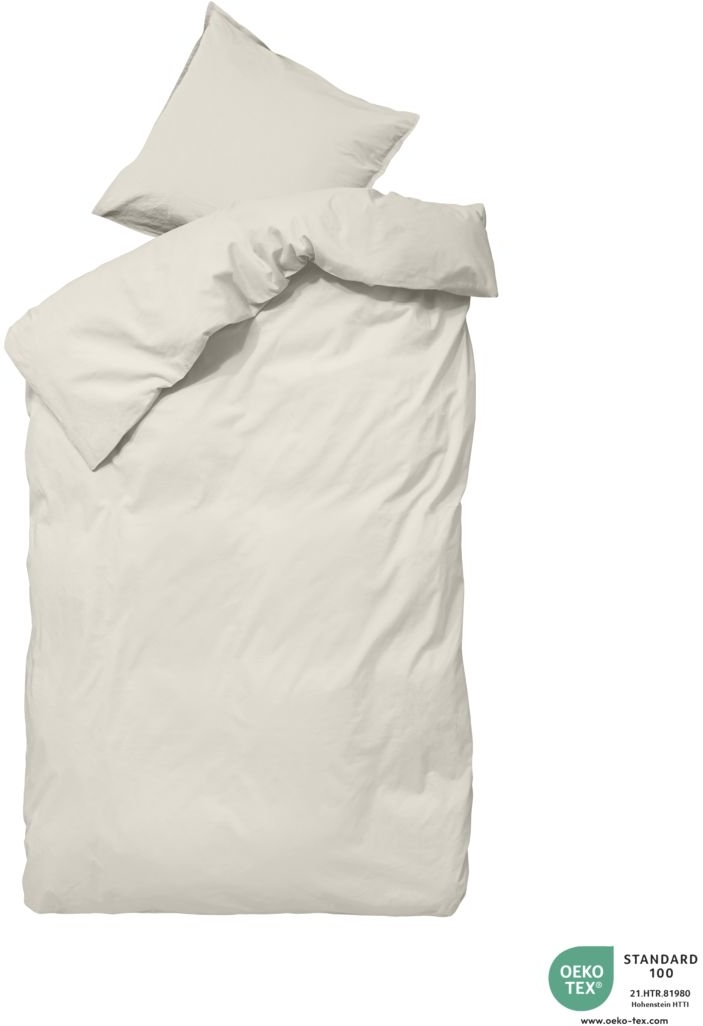 Sengesæt byNORD Ingrid Shell i økologisk bomuld 150Ã210 cm og pude 60Ã50 cm