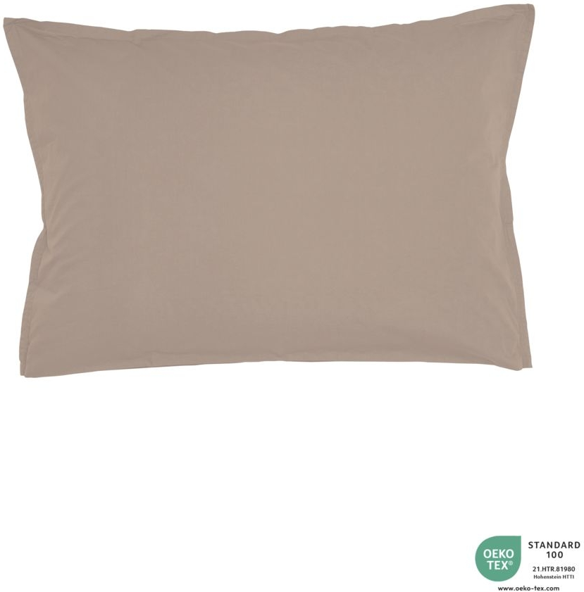 Pudebetræk byNORD Ingrid 50x70 cm 100% økologisk bomuld straw OEKO-TEX 100